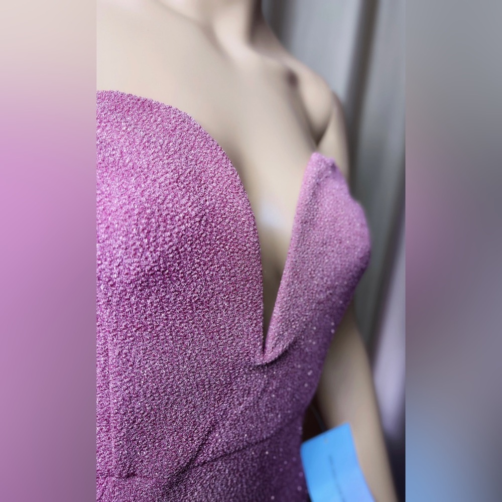 Strapless Deep-Sweetheart Long Mermaid Event Dress - Picture 9 of 12